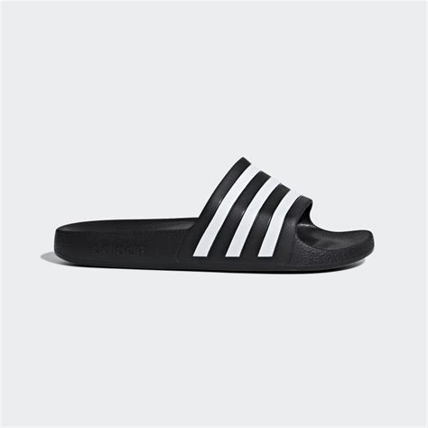 adidas herren adilette weiches flußbett|Aqua Adilette für Herren in Schwarz und Weiß .